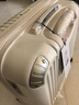 莎米特行李箱18英寸 小型静音万向轮防刮高档商务登机拉杆箱PC338米白 实拍图