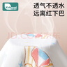 柯斯德尼（kidsneed）婴儿口水巾围嘴纯棉防水宝宝围兜新生儿防吐奶3层纯棉6条装 实拍图