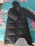 森马（Semir）90%鸭绒羽绒服女长款宽松显瘦冬季轻暖连帽外套防水109725113001 实拍图