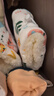 贝肽斯婴儿脚套新生睡觉护脚套0-12个月宝宝春秋保暖不掉加绒鞋子 【加绒加厚】彩色动物 适合脚长12.5cm 实拍图