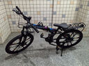 凤凰（Phoenix） 凤凰自行车可折叠山地车路虎男士成年人变速女式越野公路单车 十刀炫彩/折叠双避震/全竞速轴承 24寸24速【参考：138-168cm】 实拍图