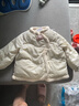 巴拉巴拉童装儿童羽绒服婴儿外套2025新宝宝女童春装新年拜年服新中式衣服 白色调00311-白鸭绒 110 充绒量79g 实拍图