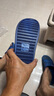 经典拖鞋舒适休闲一字拖居家情侣防滑男女凉拖鞋 蓝色 43 （偏小码建议拍大一码） 实拍图