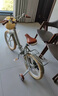 永久（FOREVER）永久儿童自行车永久自行车儿童 自行车3-6岁折叠自行车儿童单车 高配黄|一体轮+折叠+辅助轮+礼包 12寸|身高80-110cm 实拍图