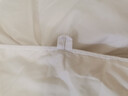 无印良品100%白鹅羽毛绒丝被子秋冬被约5斤【填充1600g】150*200cm扭花白 实拍图