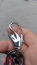 博友不锈钢汽车钥匙扣男士腰挂个性锁简约钥匙链创意挂件礼品A5925亮 实拍图