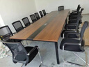 YOE.FTY会议桌长方形大型会议长桌培训桌长条办公桌工作台小型会议室桌椅 4.5*1.4米会议桌 实拍图