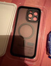 ROCK适用苹果16 Pro手机壳iPhone16 Pro保护套Magsafe磁吸旋转支架防摔全包铝合金透明轻薄简约男女款 实拍图