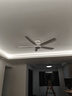 雷士（NVC）风扇灯北欧ABS大扇叶LED吊扇灯客厅卧室餐厅遥控定时吸顶开直叶扇 星朗52寸/全光谱/1级能效 实拍图
