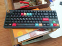 狼蛛（AULA）F87ProV2客制化无线机械键盘电竞游戏专用  蓝牙/2.4G/有线三模连接全键热插拔gasket结构办公键盘 F87ProV2超神版【流星轴】黑雾透+热升华 实拍图