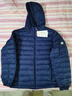 鸭鸭男装直销|春秋轻薄羽绒服男短款鸭绒外套轻便【越晒越温暖】 藏青色-DSG07A0020 XL 实拍图