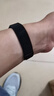 毕亚兹适用华为手环8表带 华为手环9表带10/9/8代通用NFC版运动手环米兰尼斯金属磁吸手环腕带BD61-黑 实拍图