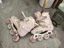 斯威（SWAY）轮滑鞋成人男女溜冰鞋休闲平花专业滑轮鞋大学生初学者滑冰旱冰鞋 粉【一体支架+运动包】 35 日常鞋码(35-37) 实拍图