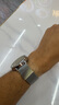 CangHua 适用小米WatchS4 41mm表带xiaomi watch S4 41mm手表表带磁吸式米兰尼斯替换金属女士腕带 银色 实拍图