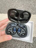 蒙奇奇【真骨传导】运动蓝牙耳机挂耳式不入耳开放式无线跑步游戏降噪耳夹式蓝牙耳机前十名适用苹果华为 曜夜黑【真骨传导|舒适不漏音】 实拍图