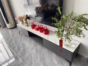 古梵枫电视柜落地2024最新款现代简约家用客厅高款茶几电视机柜组合套装 1.2米电视柜白色【落地升级款】 组装 实拍图