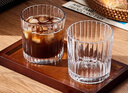 青苹果咖啡杯 耐热玻璃水杯套装 家用玻璃杯竖纹茶杯洋酒杯啤酒杯*6 实拍图