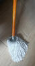 喜润家棉线拖把木质胶棉拖布海绵洗车拖把酒店物业学校老式排拖尘推  实拍图