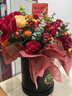 维尔斯全国向日葵康乃馨玫瑰抱抱桶花束配送乔迁之喜祝寿搬家鲜花小时达 平安福地2朵向日葵+33朵混搭玫瑰抱抱桶 实拍图