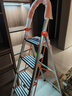 百佳宜梯子家用梯折铝合金人字梯爬梯升降脚手架全套室内登高踏步 五步防滑特厚-主体全铝合金 实拍图