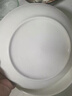 洁雅杰陶瓷盘家用白瓷盘子9英寸中式釉下彩餐盘菜盘汤盘 2只装 新骨瓷 实拍图