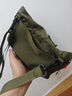 马登工装 复古邮差包多口袋机能单肩斜跨包户外山系腰包侧肩男背包小 军绿色 实拍图