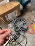 吸烟仪烙铁焊接排烟仪12038焊锡抽烟机风扇工业吸吹排烟器排气扇 12*12cm直插线风扇(单面网) 实拍图