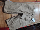 【纯棉耐穿】夏季男士七分裤爸爸短裤宽松休闲中裤薄大裤衩秋季 8817土黄色 XL [100斤-130斤] 实拍图