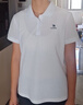 骆驼（CAMEL）棉感透气运动短袖T恤女简约POLO衫 C45225L2004A5 白色 L 实拍图