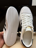 公牛世家（G.N.Shi Jia）男鞋2025秋冬季新款透气休闲皮鞋小白鞋男士运动跑步板鞋子男款 白黑（四季款） GN124101145 41 实拍图