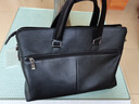 七匹狼公文包男士头层真牛皮商务单肩斜跨14英寸电脑手提包教师节礼物 实拍图