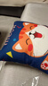 抱枕靠垫 超柔短毛绒卡通印花办公室汽车床头腰靠可拆洗抱枕靠垫 橘猫 36cm*36cm 含枕芯 （单支装） 实拍图
