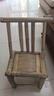 竹椅子靠背椅凳子座椅凳子餐椅矮凳主人椅传统手工网红家具竹制品 【原竹】方背坐高35 实拍图