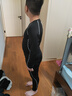昇亿 儿童紧身衣训练服运动套装健身速干衣弹力保暖足球训练篮球服 【长袖】灰线两件套 150 （30码 适合70-80斤） 实拍图