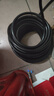 2芯电缆线户外防冻防晒国标4平方家用电线软线电源延长牛筋线50米 黑色线4平方20米 实拍图