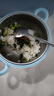 COOKSS儿童餐具宝宝辅食碗婴儿碗316不锈钢新生儿注水保温碗可拆卸粉色 实拍图
