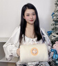 艾芭莎热水袋暖水袋充电暖手宝电热宝暖宝宝石墨烯暖手袋神器女生日礼物 【米白色 4k毫安】全天锁温保暖 实拍图