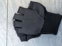 骑行手套男女夏季防晒运动跑步摩托车电动自行车防滑手套男士装备 漏五指 一双 实拍图