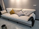 虹原风尚 雪尼尔沙发垫子四季通用坐垫防滑沙发罩皮沙发2025新款贵妃定制 雅馨-米白色【柔软雪尼尔】 支持定制  联系客服推荐尺寸 实拍图