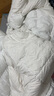 LOVO罗莱生活旗下品牌 95%白鹅绒被子冬天厚被芯被褥保暖抗菌单双人被 【95白鹅绒+A类复合锁温】冬被 200*230cm 实拍图