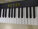 贝琪（Betsy）B190磁吸钢琴88键成人便携式电钢琴学生幼师专业折叠手卷电子钢琴 熊猫黑+果冻琴包+支架 实拍图