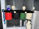 诺室吸盘牙刷置物架漱口杯壁挂式免打孔卫生间牙杯电动挂牙刷架子 4杯 实拍图
