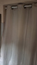 宿舍布衣含伸缩杆免打孔门帘过道遮光防蚊隔断帘挡风空调卧室厨房试衣间帘 丝绒麻-淡雅米 【适合门框宽0.6-1.1】帘高1.8米 实拍图