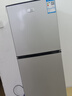 三菱小冰箱迷你小型家用冷藏冷冻宿舍出租房双门办公室电冰箱一级能效 104L银色【三天约一度电】 实拍图