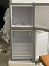 YZR小冰箱家用小型出租屋宿舍双门冷藏冷冻大容量1级节能省电冰箱 148银双门【自动除霜3天1度电】高90cm 实拍图