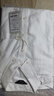 马登工装美式复古短袖衬衫男夏日系宽松休闲纯棉衬衣透气叠穿薄外套 白色 S 实拍图