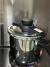 苏泊尔（SUPOR）304不锈钢防爆高压锅燃气压力锅电磁炉通用 家用双耳悦旋带蒸格 6L【100KPA高压】 22cm 巧易开 实拍图