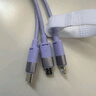 倍思 数据线三合一苹果Type-c安卓手机充电器线一拖三线 适用iPhone15/14/13小米华为p60车载电源线 实拍图