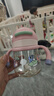 babycare小企鹅学饮杯 儿童吸管式水杯 儿童防漏防摔带手柄喝奶瓶含重力球 【升级款】240ml莱莎粉PPSU 升级 实拍图