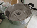 苏泊尔（SUPOR）汤锅燃气灶电磁炉通用304不锈钢加厚双耳小煮锅 煮面家用蒸煮汤锅 带蒸格- 22cm 实拍图